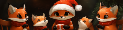 Christmas Celebration of the Fox Family
