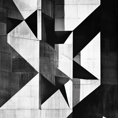 Geometric Black and White Experiment