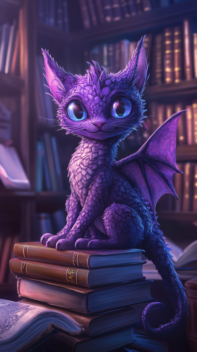 Playful Cat Dragon