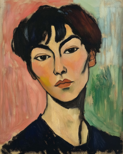 Portrait of a Disheveled Young Man
