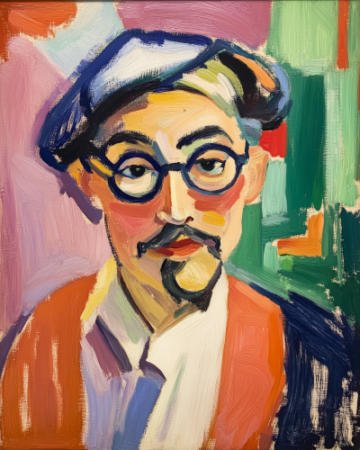 James Joyce in Matisse Style