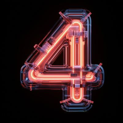 Futuristic Number Four