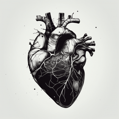 Anatomical Heart Illustration