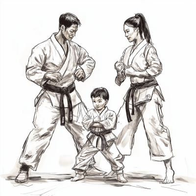 Taekwondo Family