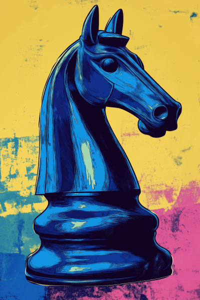 Urban Pop Art Knight