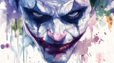 The Joker in Frank Miller Style