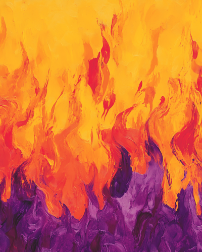 Colorful Flame Background