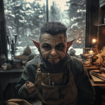 Evil Toy Making Elf