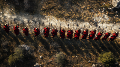 Illyrian Soldiers from Above