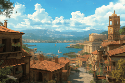 Verdimonte: A Fantasy Port City