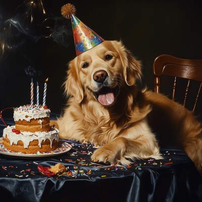 Dog Birthday Celebration