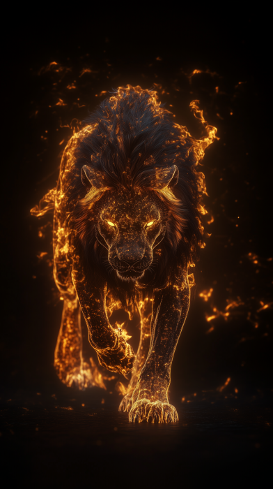 Fiery Lion