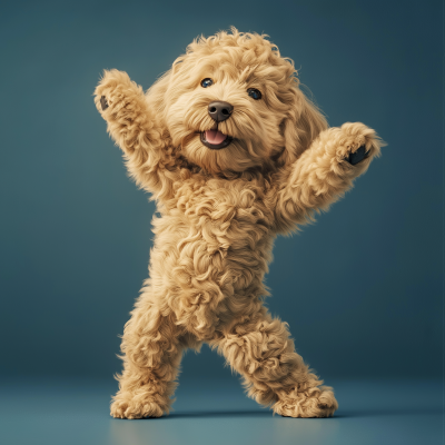 Dancing Mini Goldendoodle