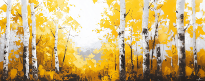 Autumn Aspen Grove