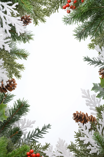 Winter Holiday Border