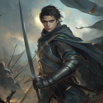 Swordsman on the Battlefield