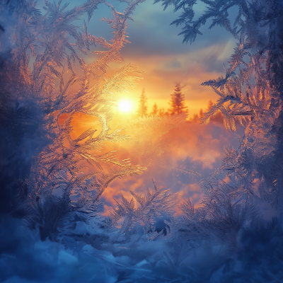 Frosty Blue View