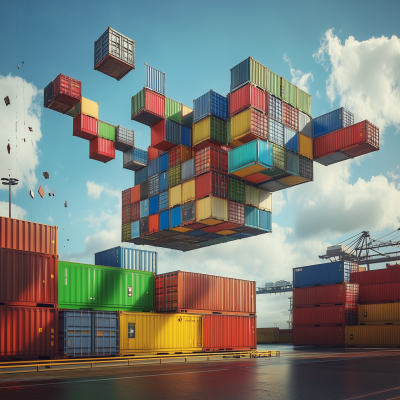 Shipping Container Tetris