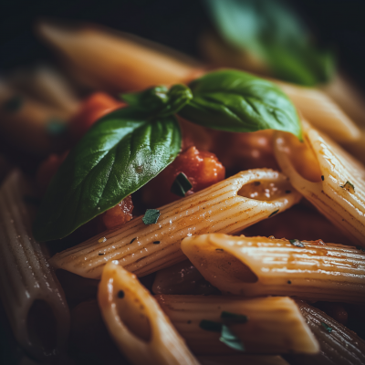 Penne Pasta with Tomato Sauce