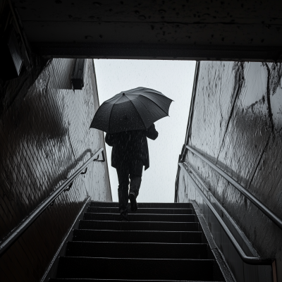 Climbing with an Umbrella