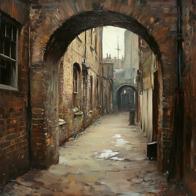 Victorian Alleyway in London