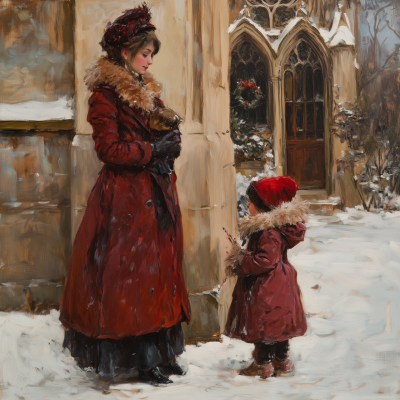 Victorian Mother and Child