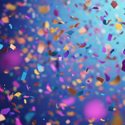 Colorful Confetti Background