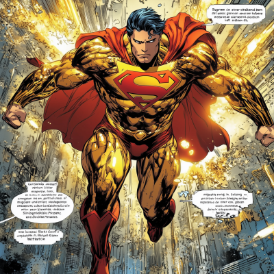 Superman in Golden Armor