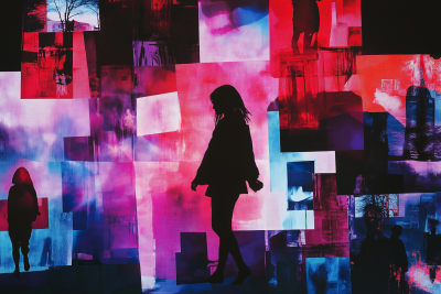 Collage of Girl in Different Settings
