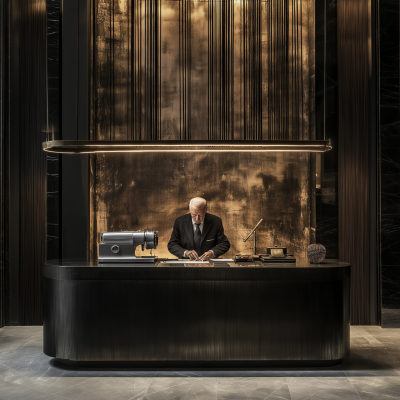 Stylish Nightclub Lobby