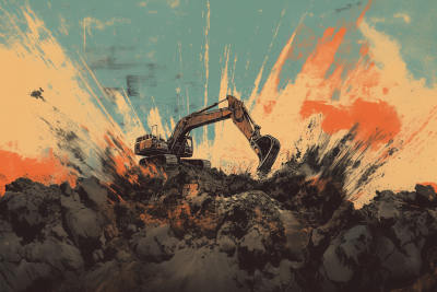 Excavator Explosion