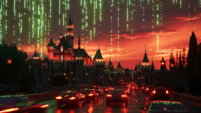 Disneyland in Matrix Style