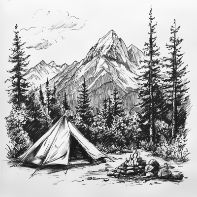 Camping in the Wilderness