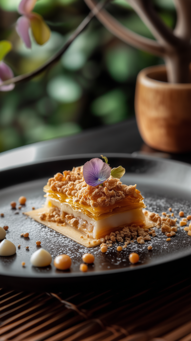 Modern Baklava Dessert