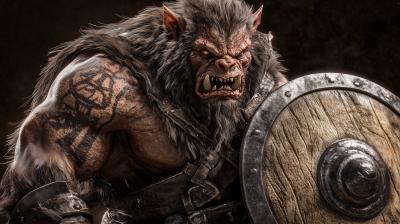 Muscular Bugbear Warrior