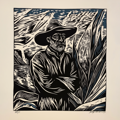 Mezcal Producer Illustration