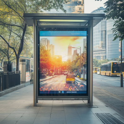 Transit Shelter Advertising Poster