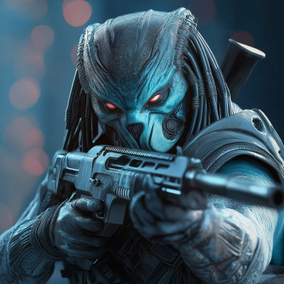 Alien with Sniper Rifle