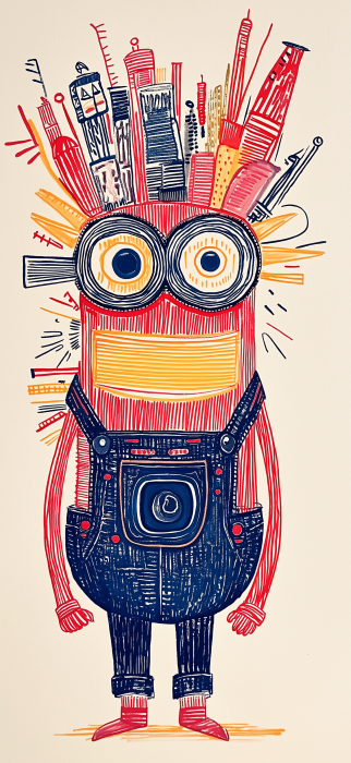Minion Street Art