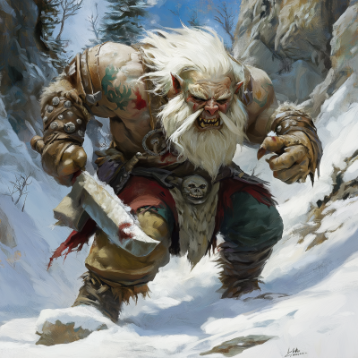 Dead Troll in the Snow