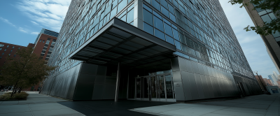 Exterior of Modern Data Center