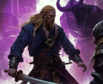 Gaunt Warrior vs Armored Goat