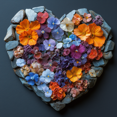 Hearts of Flowers and Stones