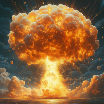 Realistic Atomic Explosion