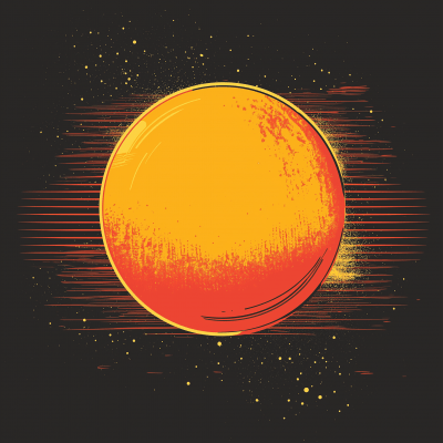 Retro Sci-Fi Sun