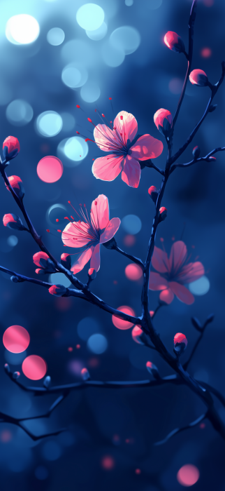 Blooming Flowers Illustration