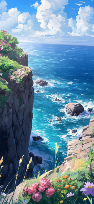 Coastal Cliffside View