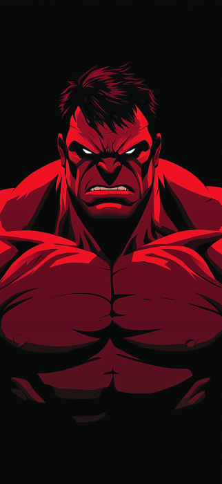 Red Hulk Portrait