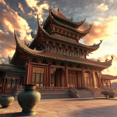 Majestic Asian Temple