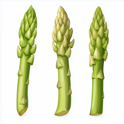 Asparagus Stem Vector Illustration